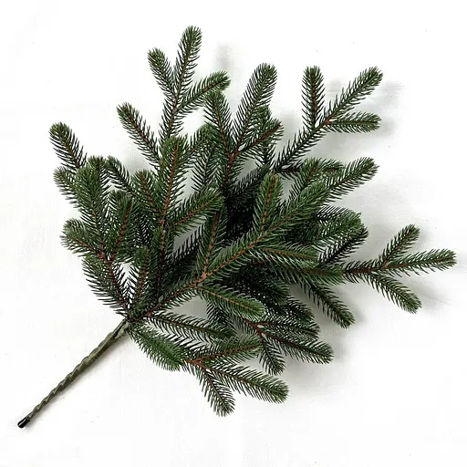Декоративна гілка штучної хвої Hvoya Traditional зелена 60 см