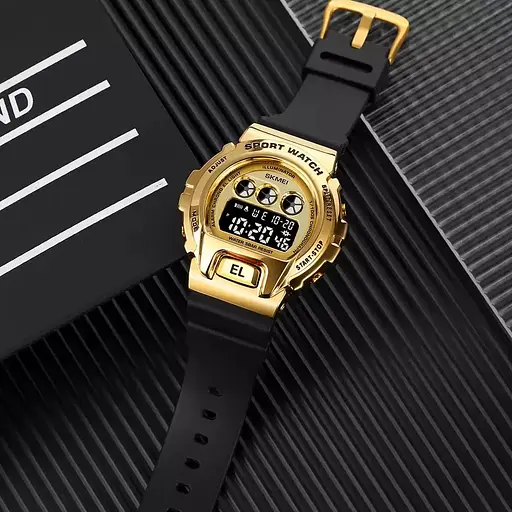 Чоловічий наручний годинник Skmei 1905 (Золотистий) - фото 5