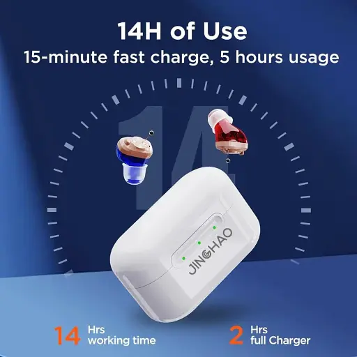 Слуховий Апарат JH-A17 повністю вбудований - фото 2