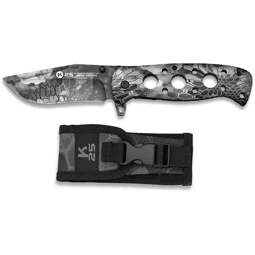 Кишеньковий ніж у нейлоновому футлярі 86 мм K25 (18326)
