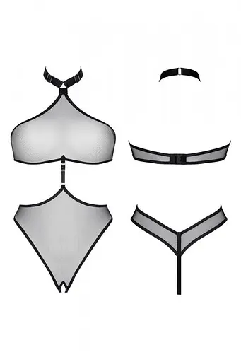 Боді Demoniq LadyX Nieve XL чорний - фото 6