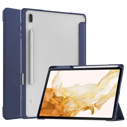 Чохол TPUCristal SlimTPU Spen holder Samsung Galaxy Tab S10 Plus / S9+ FE / S9 Plus 12.4 Синій