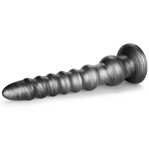 Вибратор King Sized Vibrating Vibrax Slider 12.5" 32.3 см серый - фото 11