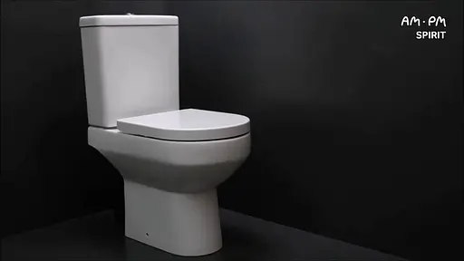 Унитаз-компакт AM.PM Spirit C708607SC с сидением Soft Close, Белый - фото 2