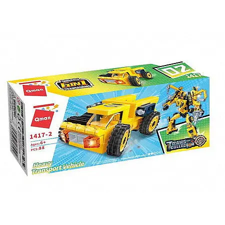 Детский конструктор Стройтехника Qman 1417 в коробке Heavy Transport Vehicle - фото 1