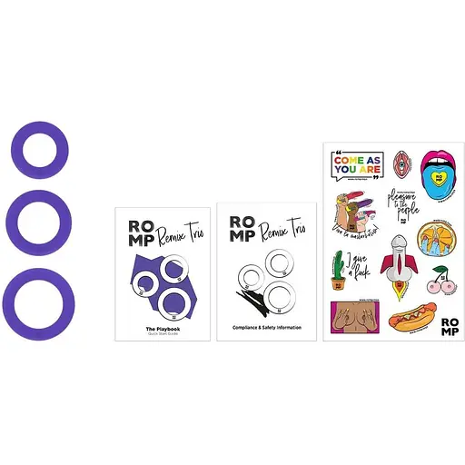 Набор эрекционных колец Romp Remix Trio - фото 7