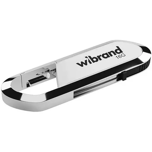Флеш-накопичувач Wibrand USB 2.0 Aligator 16Gb білий - фото 1