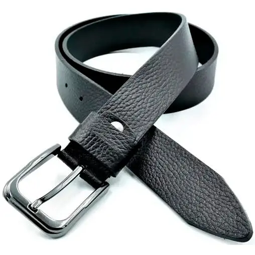 Ремінь шкіряний Weatro чоловічий 3,3х105-125 см acs0027349 - фото 1