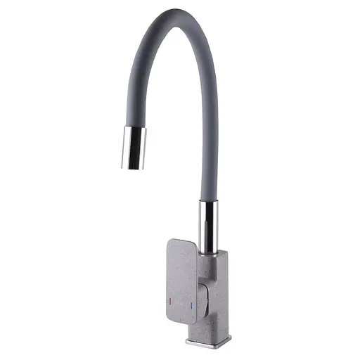 Смеситель для кухни Globus Lux Milano GLM-203LR-2-Arena Серый - фото 3