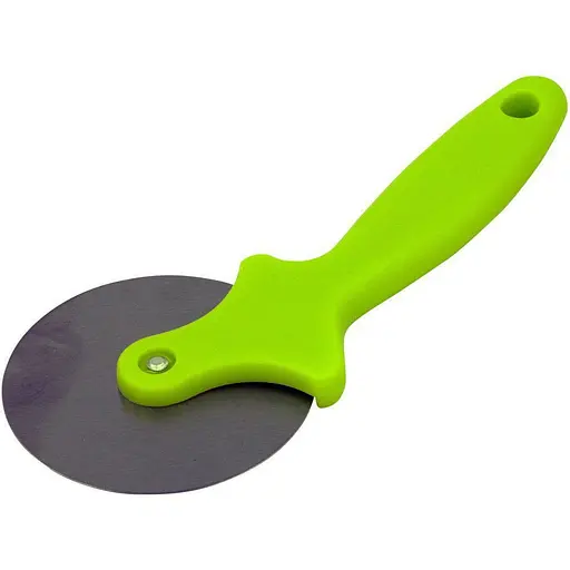 Нож колесо для пиццы роликовый 20 см, Kitchen Master Зелёный 84277 - фото 1