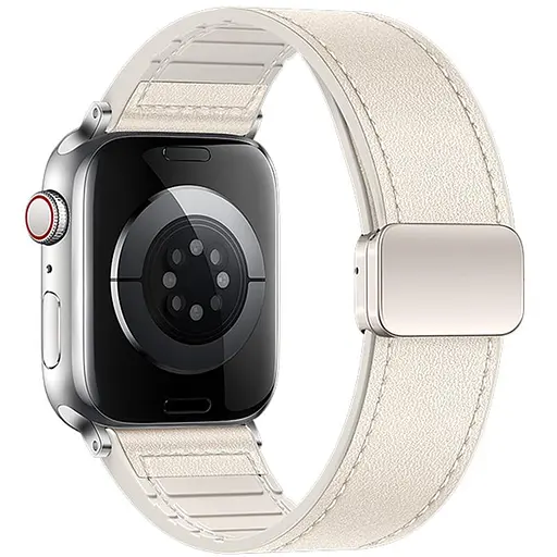 Ремінець Hoco WA34 Basic magnetic buckle silicone leather strap для Apple watch 38/40/41/42mm Star Color - фото 2