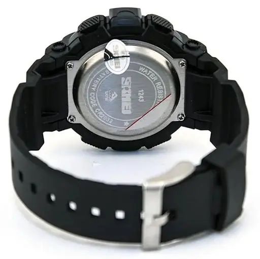 Чоловічий наручний годинник Skmei Champion 1243A Чорний з золотим - фото 7