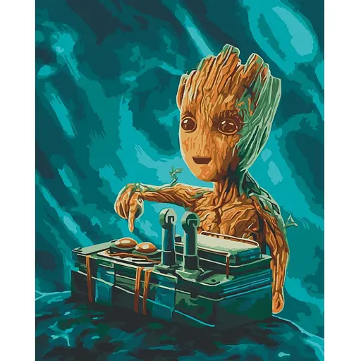 Картина за номерами ArtCraft DJ Малюк Грут 16001-AC 40х50 см
