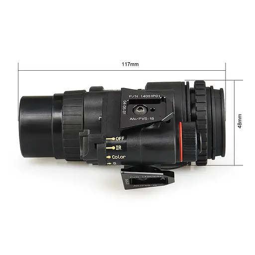 Прибор ночного видения PVS-18A1 USA с креплением Mount на шлем (длина волны 940нм) в кейсе - фото 6