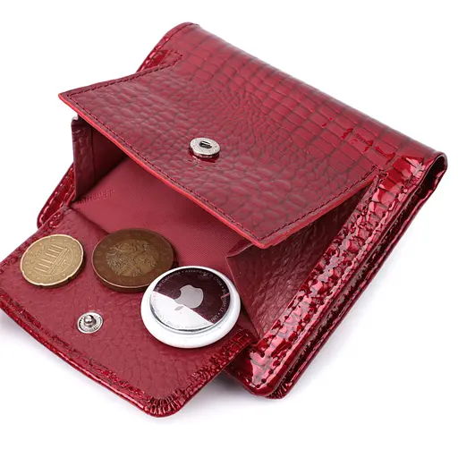 Кожаный женский кошелек ST Leather 10х11.5х1 см acs0029401 - фото 7