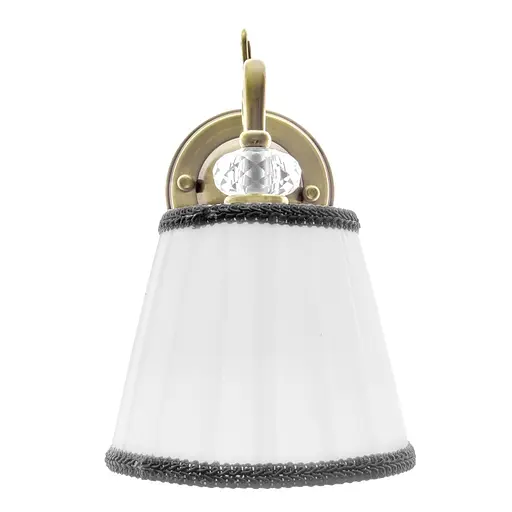 Бра Brille BKL-484W/1 настінне накладне у спальню класичне з абажуром E14 AB - фото 3