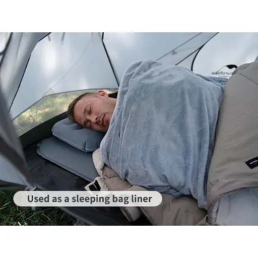 Спальный мешок - подушка Naturehike CNK2300SD022, светло-серый - фото 9