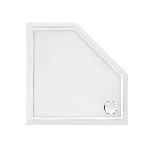 Душовий піддон Qtap Diamond 301112 100x100x12 см + сифон Білий Універсальний мілкий (до 20 см) - фото 3