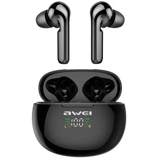 Навушники Bluetooth Awei T15P TWS IPX5 | BT5.1, 45/390mAh, 7Hours | black