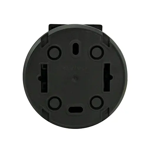 Розетка Ovivo Electric xOne с заземлением и крышкой антрацит - фото 3