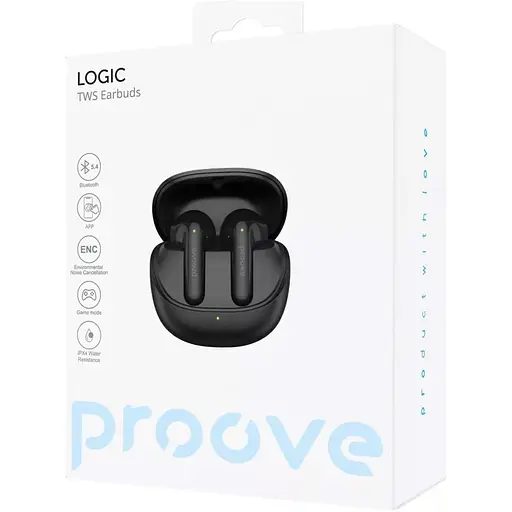 Навушники Proove Logic Black (TWLT54002201) [133440] - фото 5