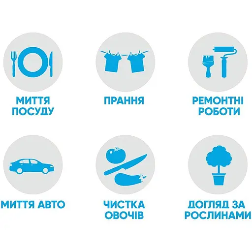 Рукавички латексні Добра господарочка Black&White міцні L - фото 3