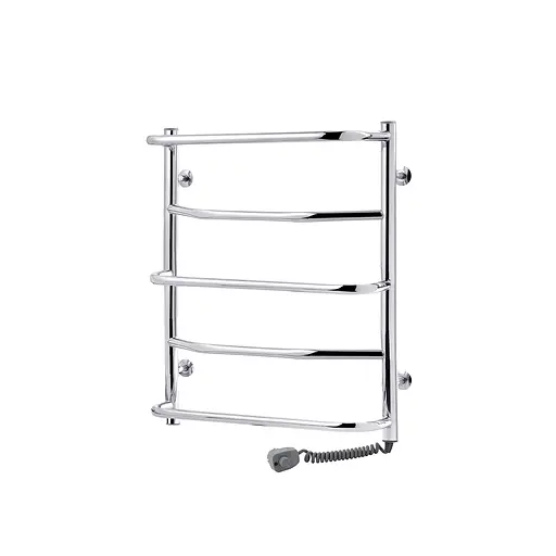 Полотенцесушитель электрический Kroner Микс ДМ03ER 600x500/5 ER CV014721, Хром, Правое - фото 1