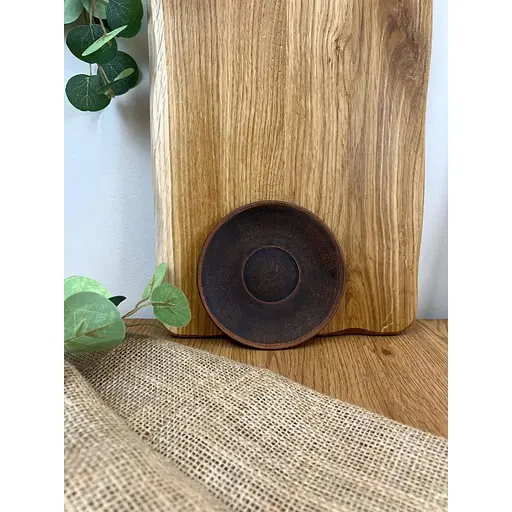 Блюдце для чашки керамичесое (глиняое) - фото 2