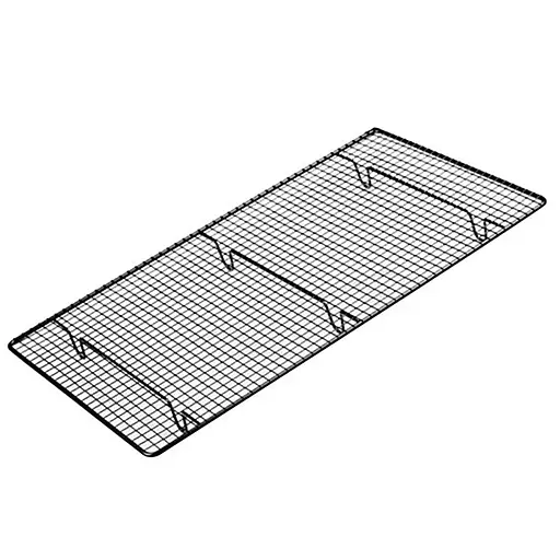 Решетка кондитерская для охлаждения, сушки, глазирования десертов и выпечки сетка для гриля 46х26х3 см, Kitchen Master 87194 - фото 1