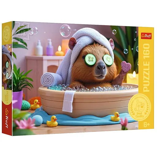 Пазл Trefl Капібара в СПА 160 ел. (15433) - фото 1