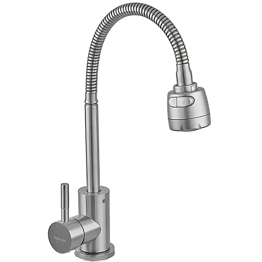 Змішувач для кухні Armata SUS-011 з рефлекторним виливом CH6483 Нержавіюча сталь - фото 1