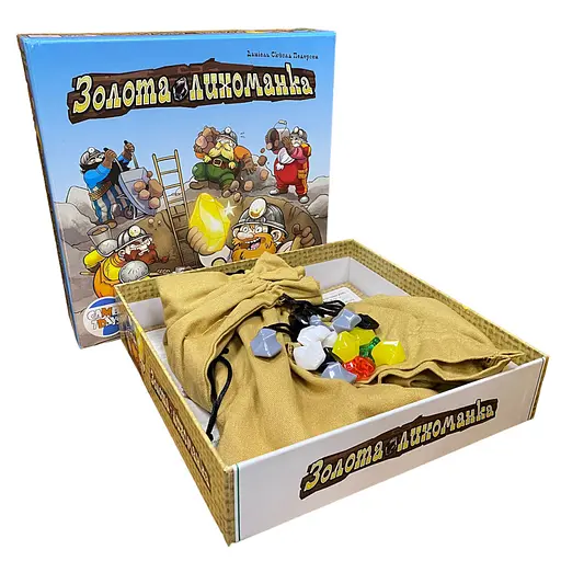 Настільна гра "Золота лихоманка" ZL001UA (ЗЛ001UA) 95 пластикових каменів - фото 6