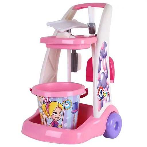 Ігровий набір для прибирання ТехноК 6429TXK з візком - фото 1