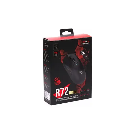 Мишка A4Tech Bloody R72 Ultra Wireless/USB Black (4711421000895) - фото 11