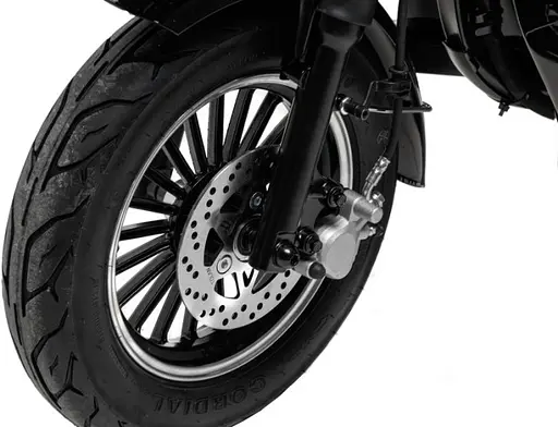 Електроскутер Триколісний Crosser TR-5 Tranzit (800W, 72V,24Ah) Чорний - фото 6