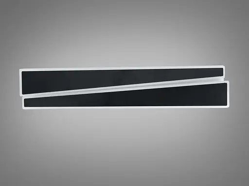 Настінне LED бра Romin Diasha чорне 22 Вт - фото 2