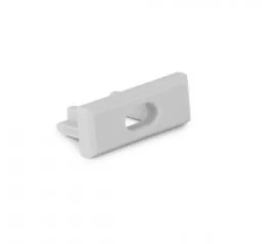 Заглушка пластиковая с отверстием, серая KLOODI KLP1408 EC - фото 1