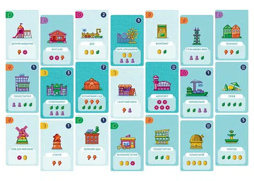 Настільна гра Games 7 Days Карткове Місто (Point City) (укр.) (PCT01UA) - фото 5