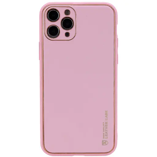 Шкіряний чохол Epik Xshield для Apple iPhone 12 Pro 6.1 Рожевий/Pink
