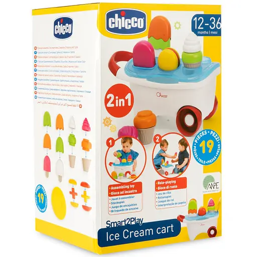Игрушка-сортер Chicco Тележка с мороженым (12149.00) - фото 11