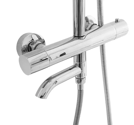 Душовя система Rea Lungo з термостатом та виливом хром REA-P6607, Хром - фото 3