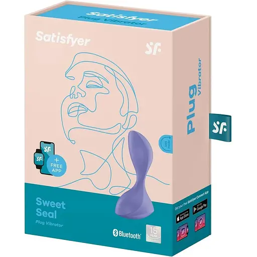 Анальна смарт-пробка з вібрацією Satisfyer Sweet Seal Фіолетовий - фото 6