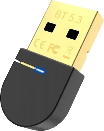 Адаптер USB bloetooth, STLab, v5.3, чорний, Slim (BT-5.3) - фото 1