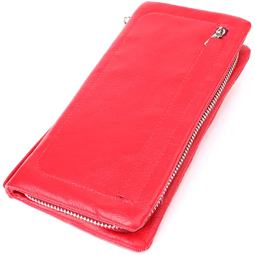 Жіночий гаманець-клатч із відділенням під телефон із натуральної шкіри ST Leather 20х10.5х2 см acs0029656 - фото 1