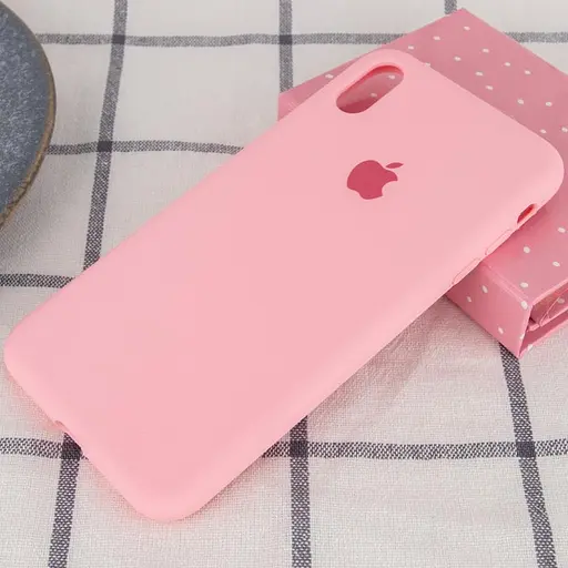 Чохол Epik Silicone Case Full Protective AA для Apple iPhone XS Max 6.5 Рожевий/Pink - фото 2