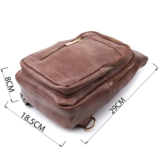 Слинг сумка для женщин Vintage из экокожи 18.5х29х8 см sum0026963 - фото 3