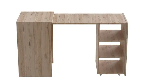 Стіл-тумба трансформер Смарт 1/2 Ferrum-decor 750x1450x600 ДСП Дуб Сан-Марино 16 мм (FRD-105075) - фото 3