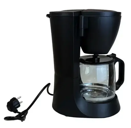 Кофеварка капельная с автоподогревом Grunhelm GDC12 со стеклянной колбой 1200 мл 700Вт Черный - фото 6