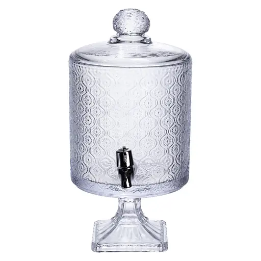 Лимонадниця Lace 4.5л з краном HP-19-287 лимонадник для напоїв диспенсер прозорий глек Yiwu HP-19-287 - фото 2