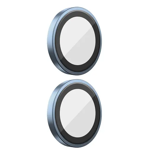 Захисне скло BlueO Metal на камеру для Apple iPhone 16, 6.1/16 Plus 6.7 Синій/Blue